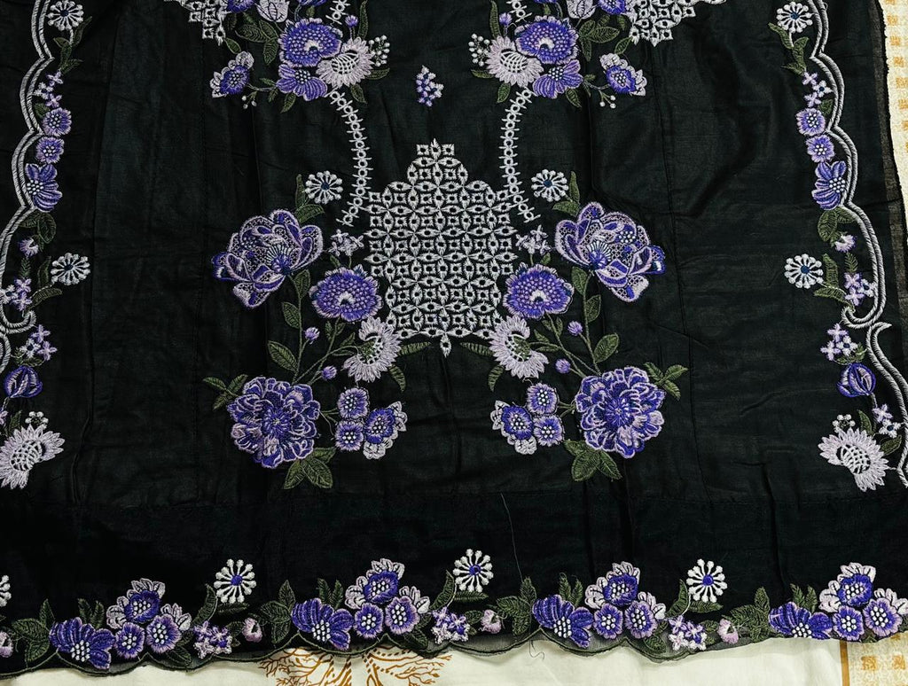 R104 - Unstiched Chikankari Cotton Suit