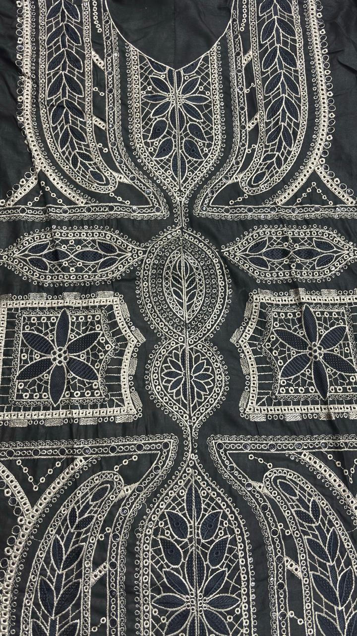 R107 - Maria B Inspired Embroidered Suit