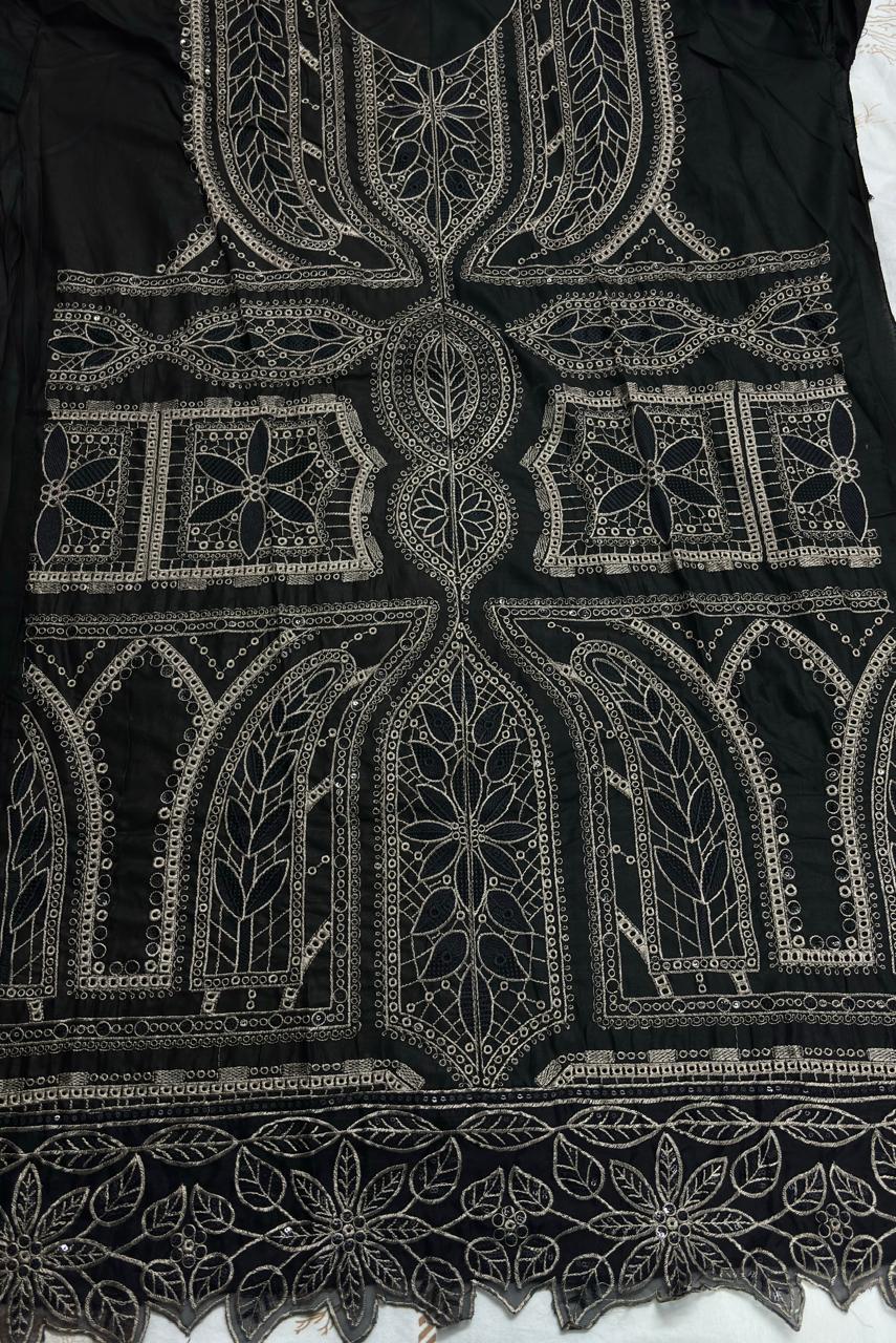 R107 - Maria B Inspired Embroidered Suit