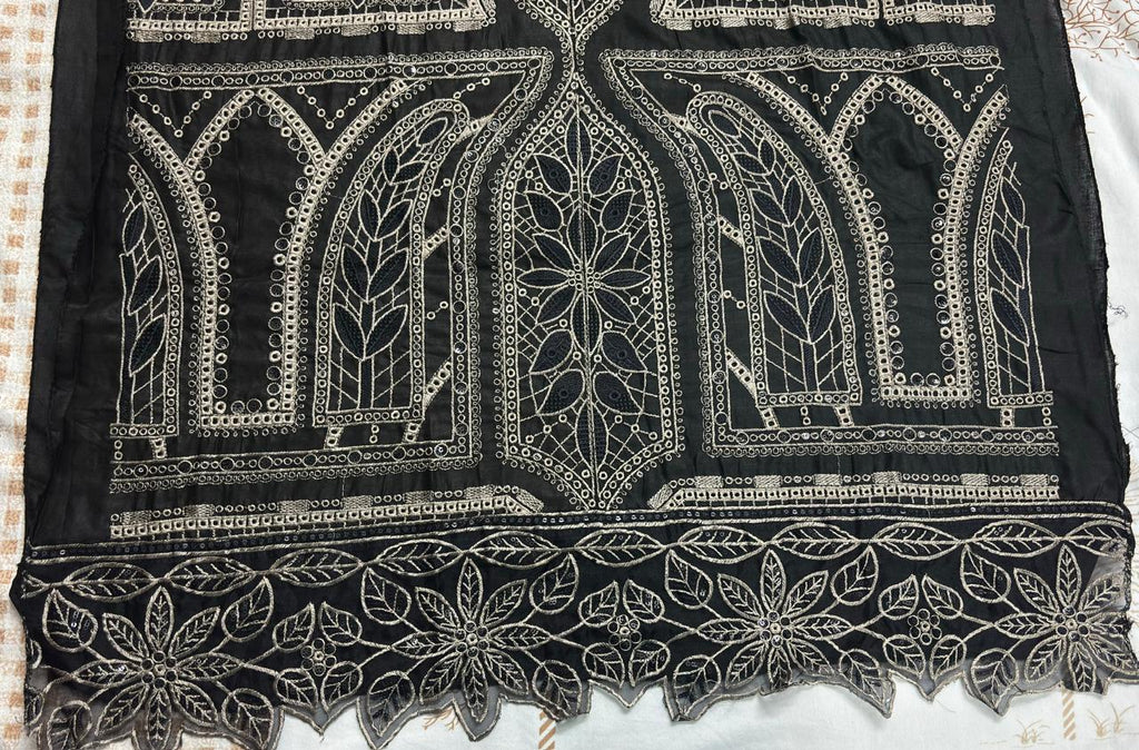 R107 - Maria B Inspired Embroidered Suit