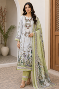 R111 - Unstiched Embroidered with Heavy Patch Cotton Suit