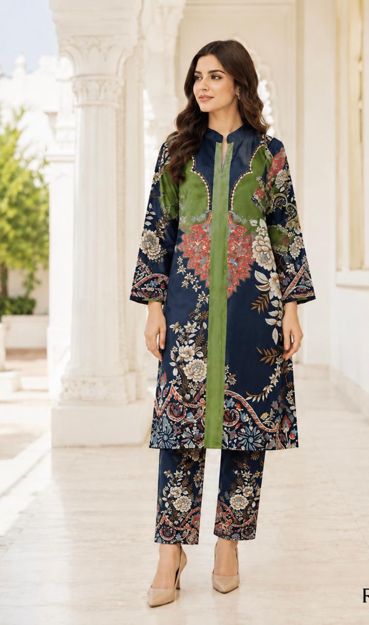 R129 - Printed Turkish Co-ord Set