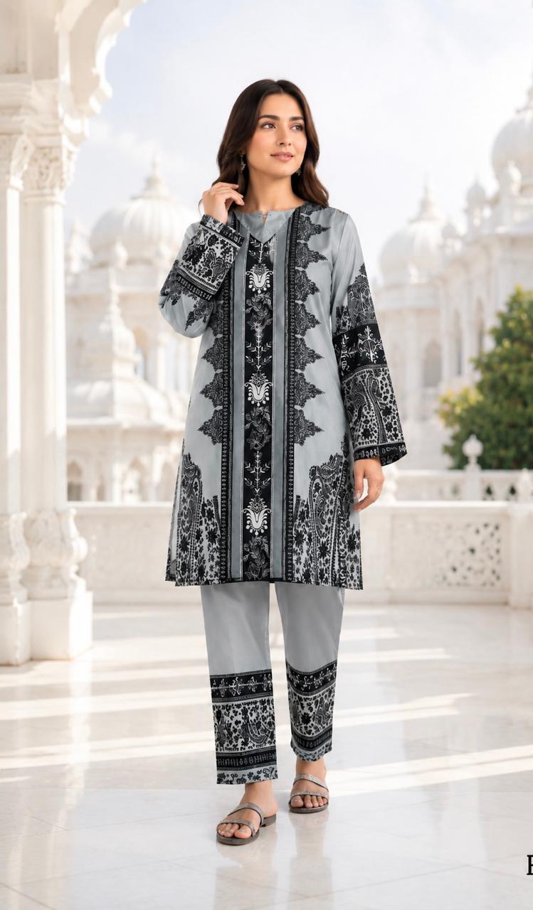 R131 - Printed Turkish Co-ord Set
