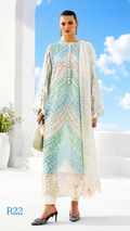R22 - Unstiched Maria B inspired Chikankari Edition - White