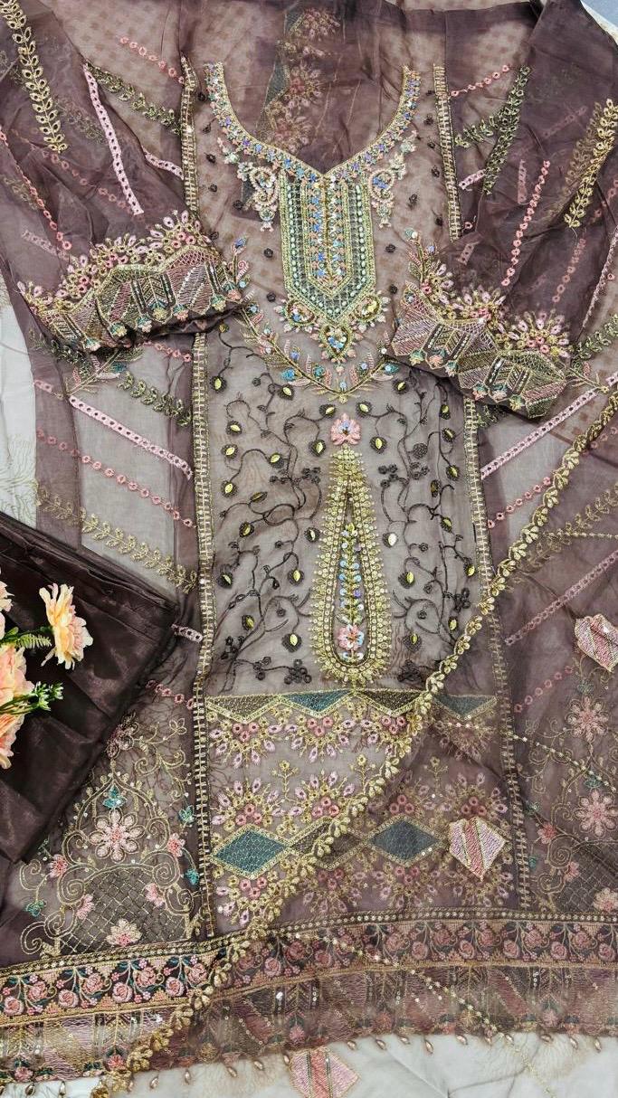R30 - Unstiched Heavy Embroidery with Handwork