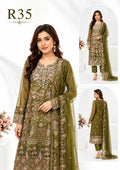 R35 - Unstiched Heavy Embroidery Kota Suit