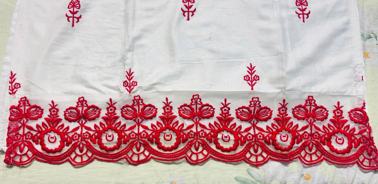 R48 - Hania Amir inspired Farshi Salwar Suit - Red