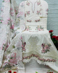 R82 - Unstiched Heavy Embroidery Pure Cotton Suit