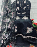 R85 - Unstiched Heavy Embroidery Pure Cotton Suit
