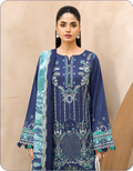 R93 - Unstiched Self Embroidery with Patch Suit