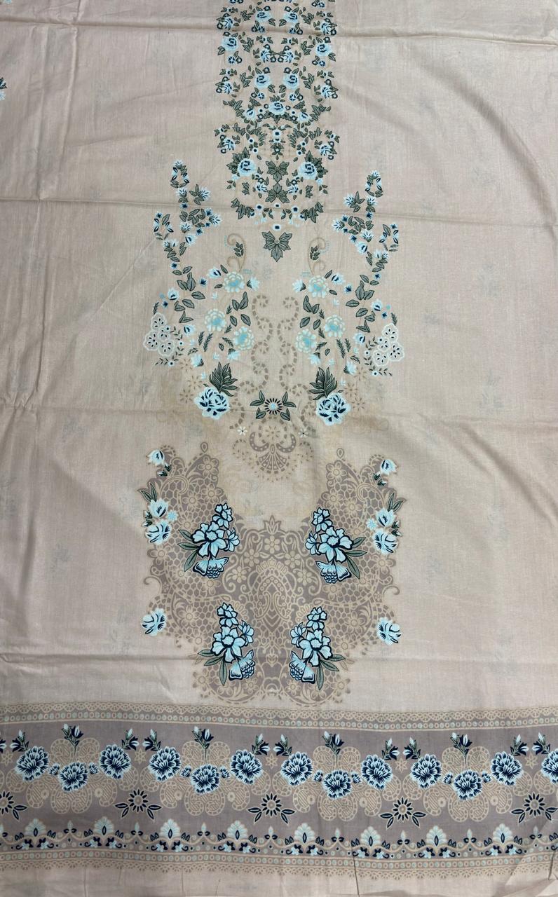R96 - Unstiched Printed Coton Suit