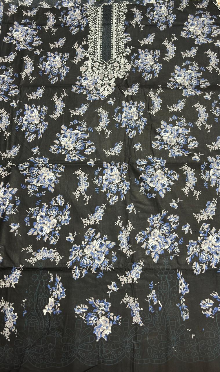 R97 - Unstiched Printed Coton Suit