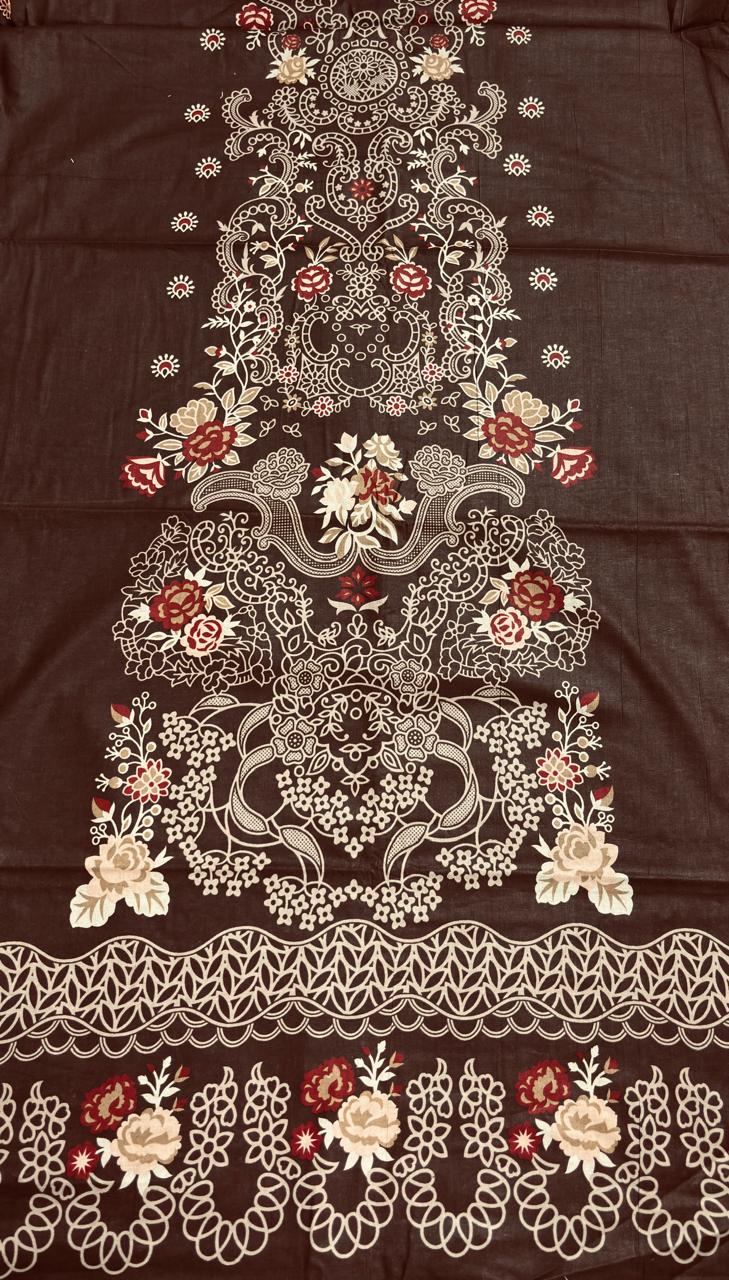 R99 - Unstiched Printed Coton Suit
